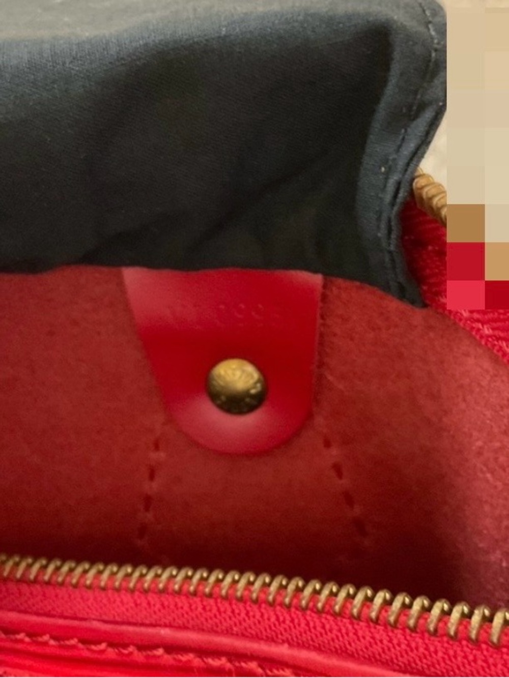 AuthenticVintage Louis Vuitton Red Epi Speedy 30 - Picture 7 of 14
